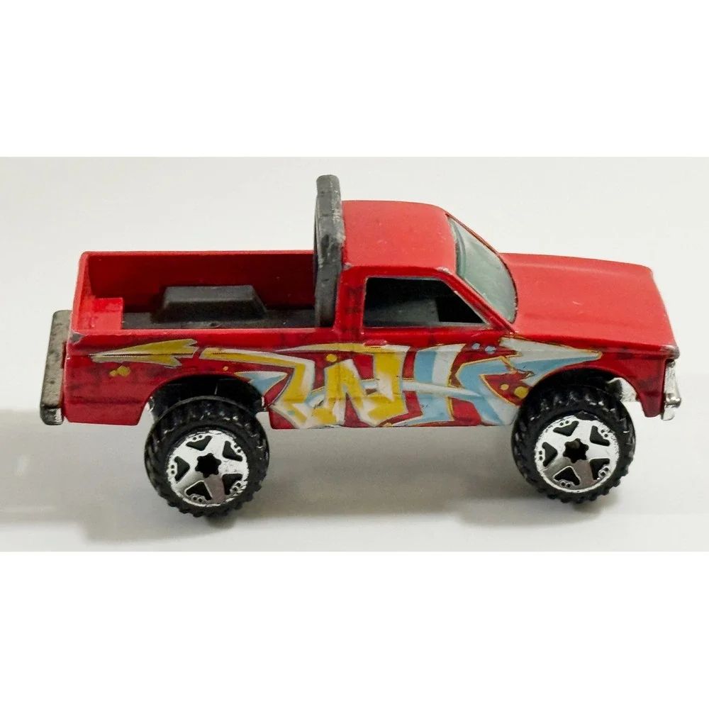 Hot Wheels Pickup Truck 1:64 Red Graffiti Scuba Gear 1982 Mattel‎ Thailand